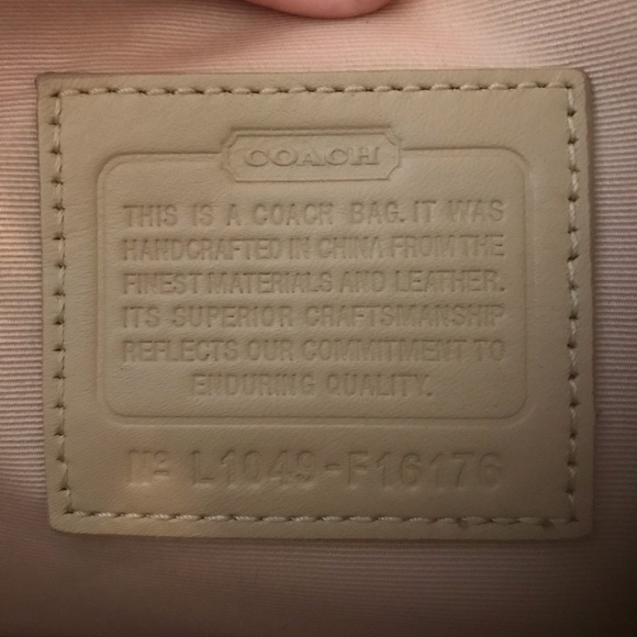 Coach gold diaper bag with “C” pattern - Picture 3 of 7